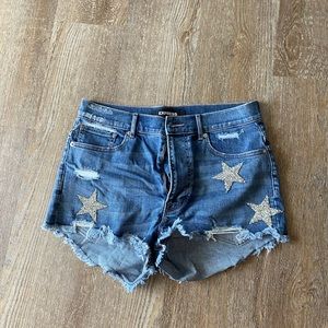 Express Denim Shorts